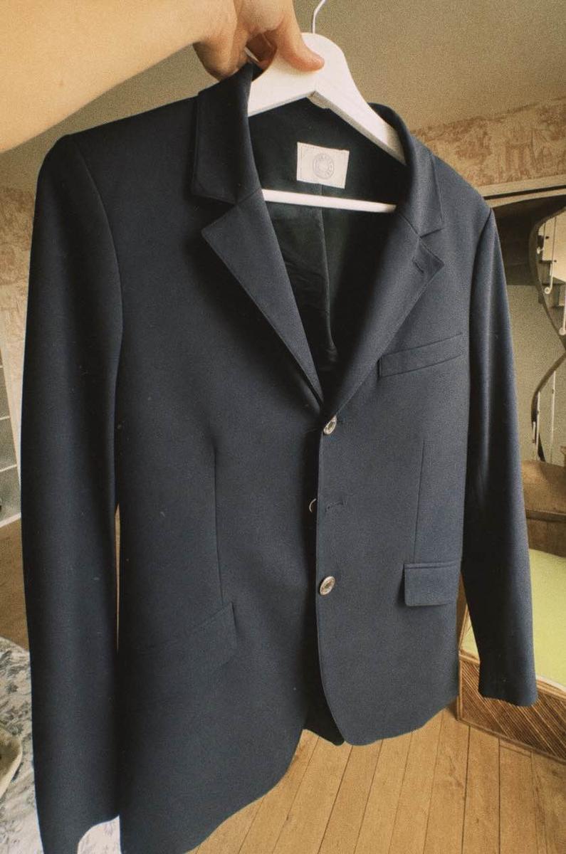 veste concours Hermès sellier marine