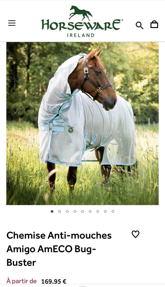 Couverture anti-mouche Horseware - Amigo AmECO Bug-Buster
