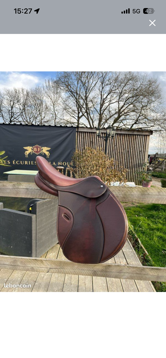 selle mixte fouganza 17,5p