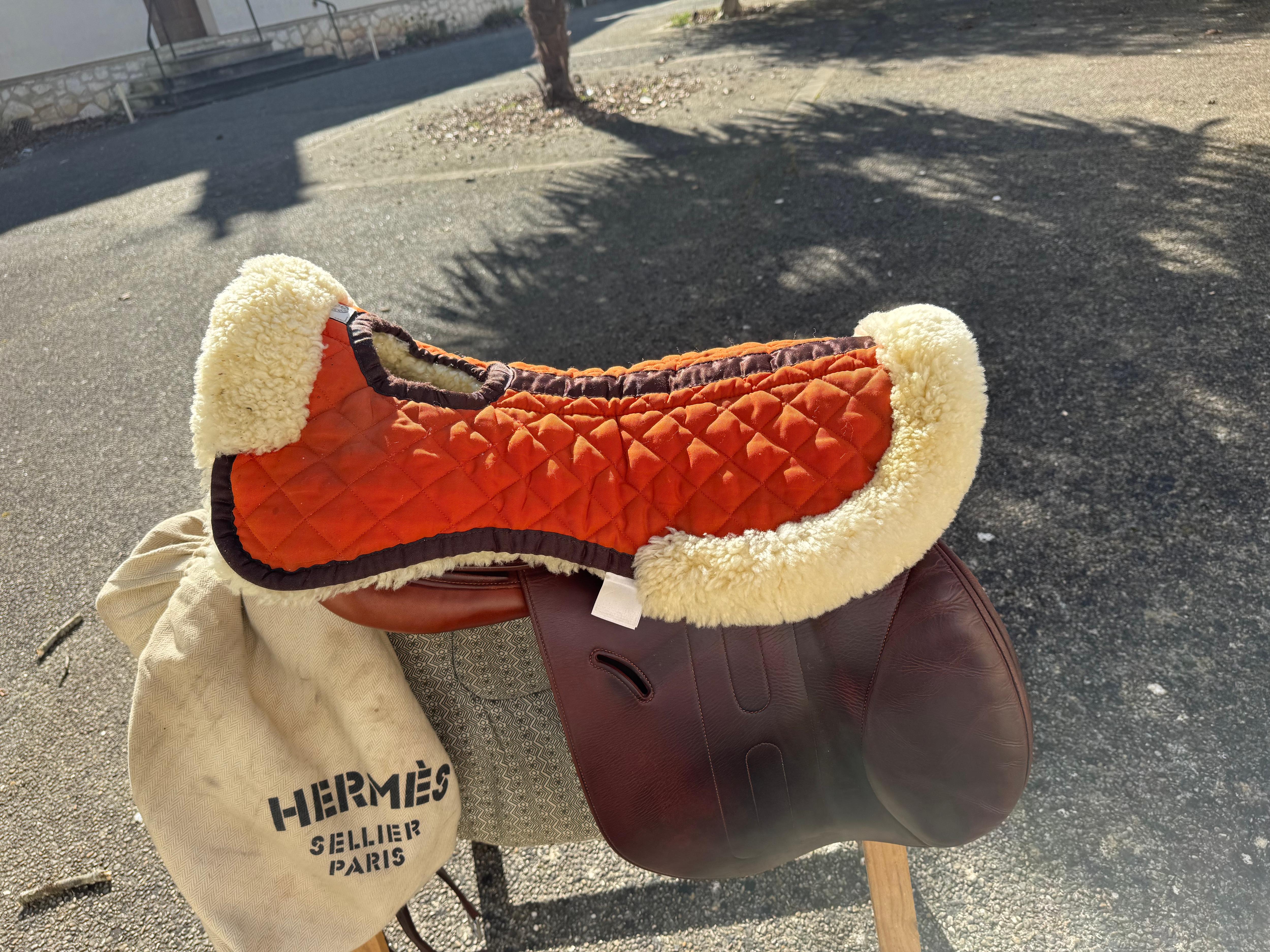 Amortisseur Hermès - mouton veritable