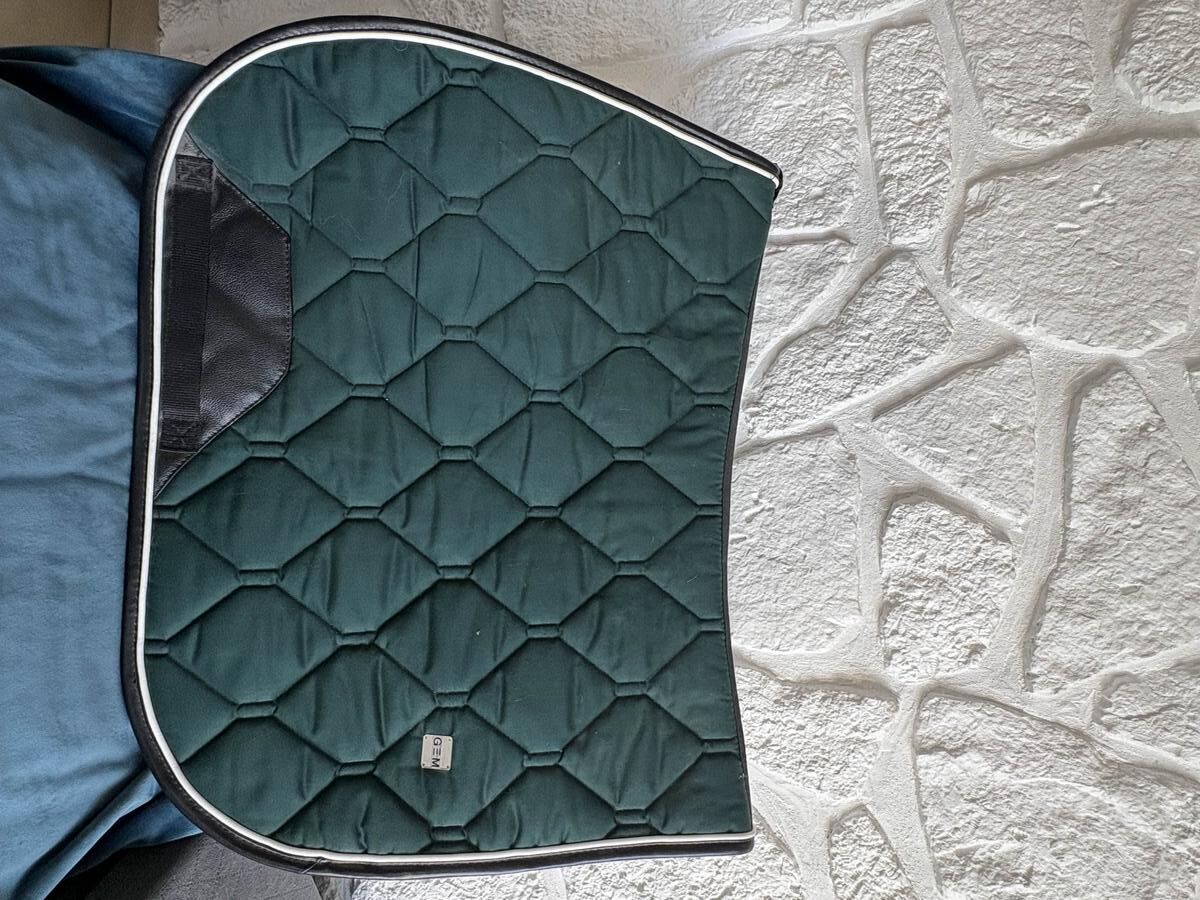tapis de selle GEM équitation vert émeraude