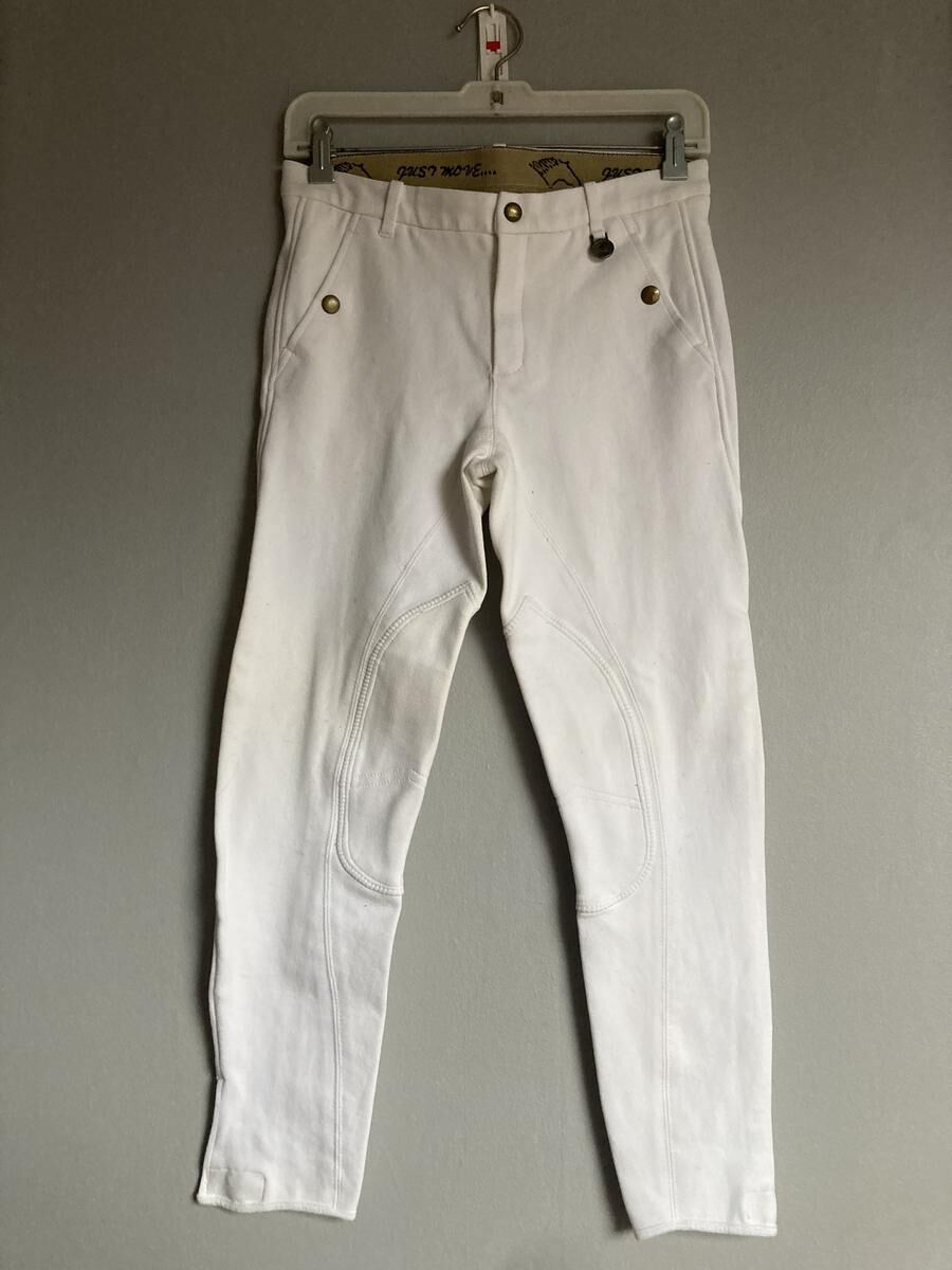 Pantalon de concours blanc Just Move – Taille 16 ans