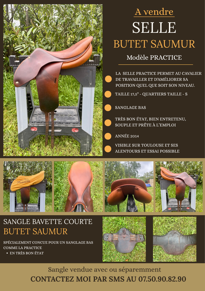 Selle Practice Butet Saumur