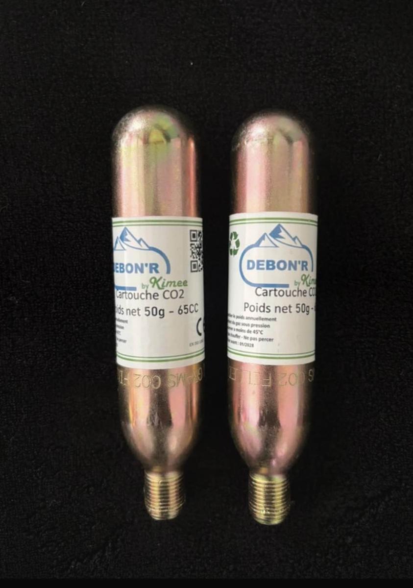 cartouche air bag Kimee 50 gr 65CC pour gilet Spark