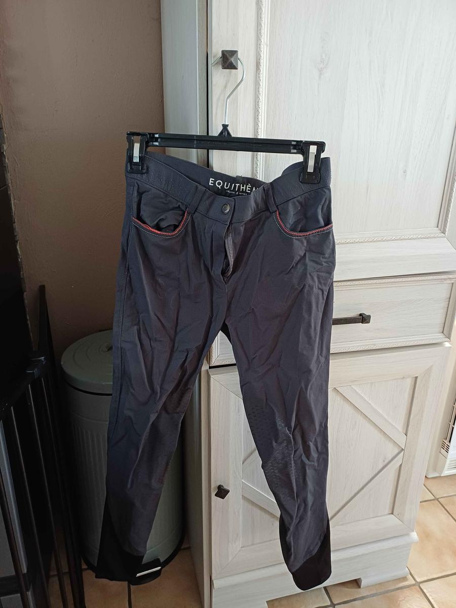 Pantalon gris equitheme taille 38