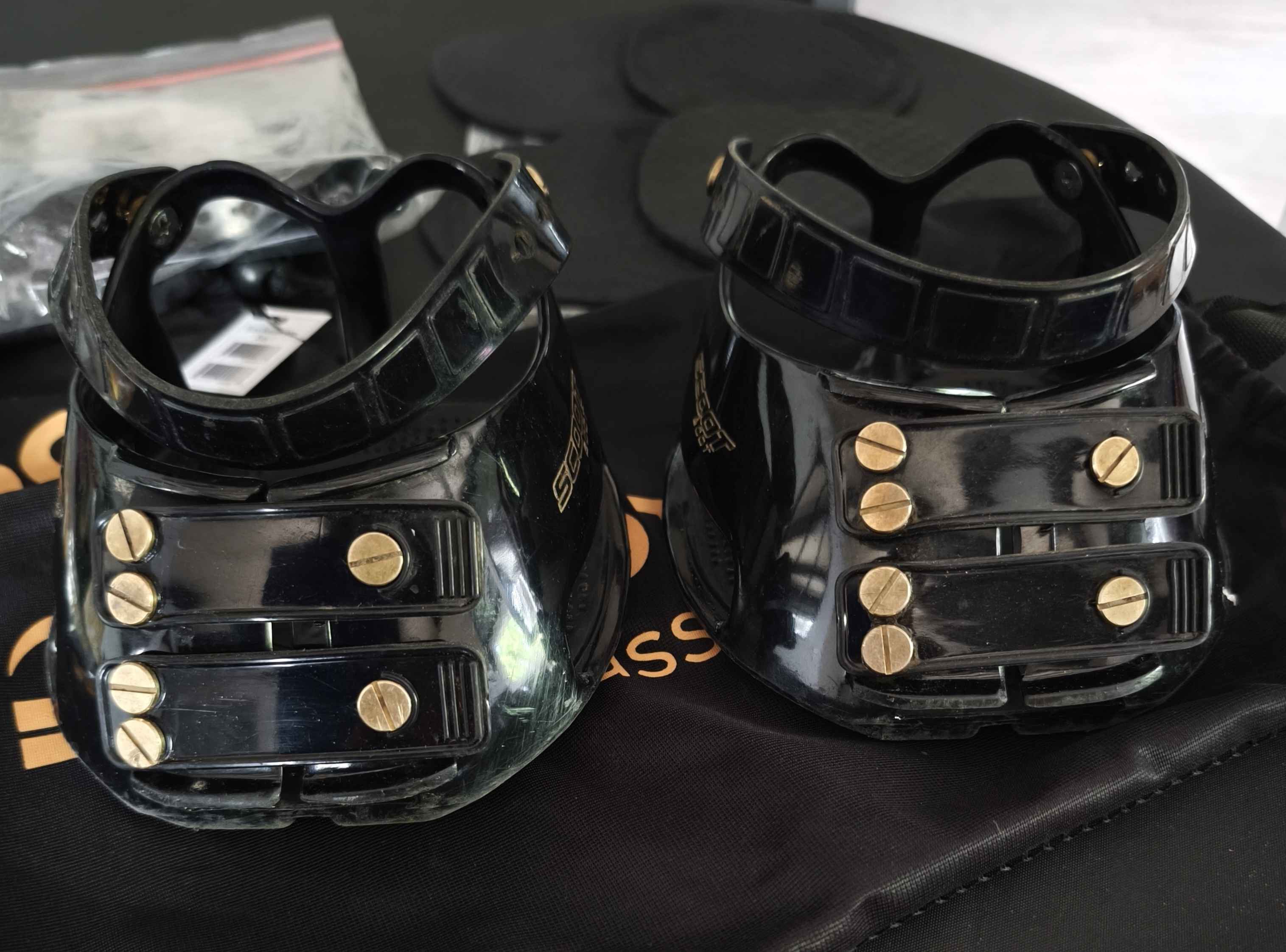 Scootboot hipposandales T1+4 pads+lanières boue