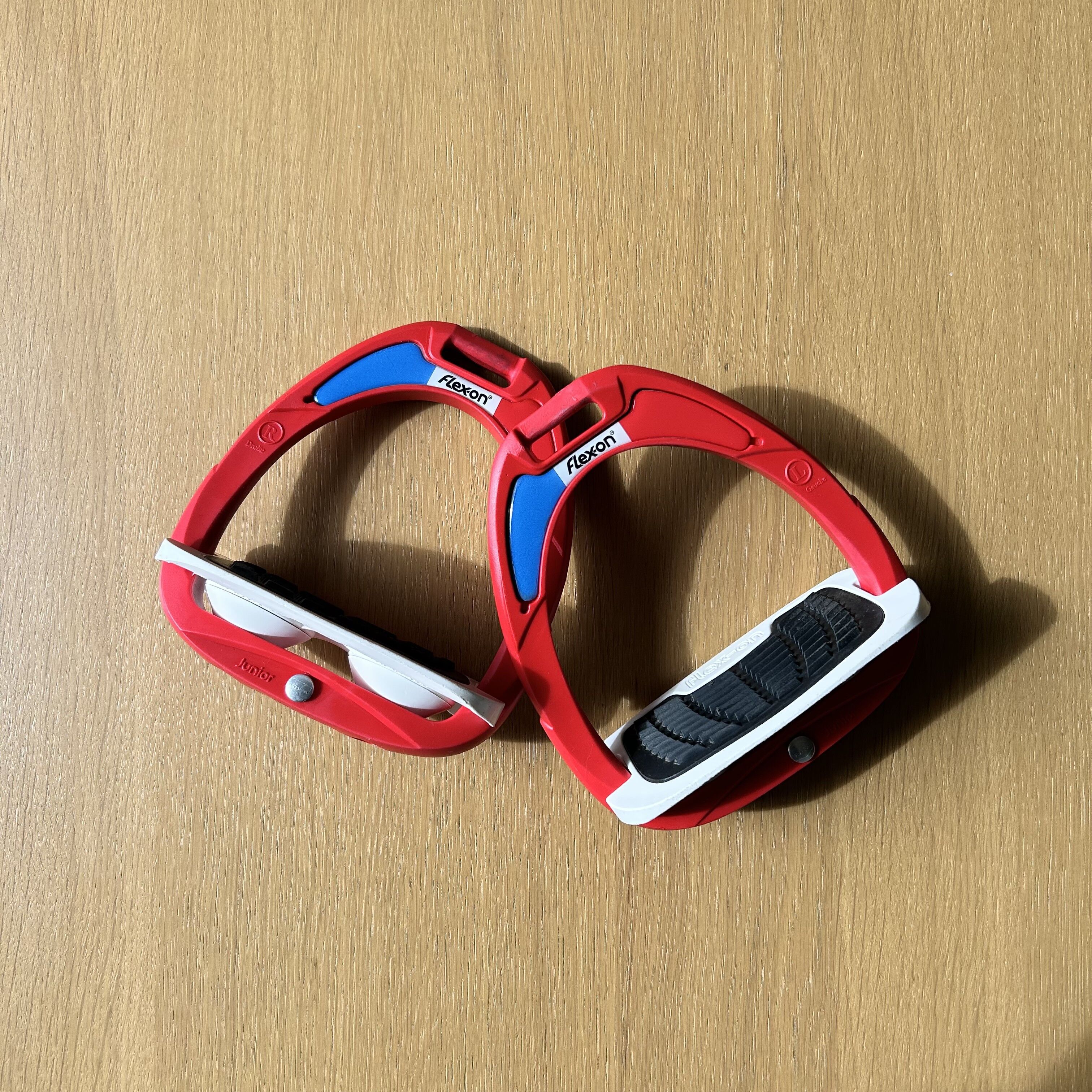 Étriers Flex-on Junior Rouges