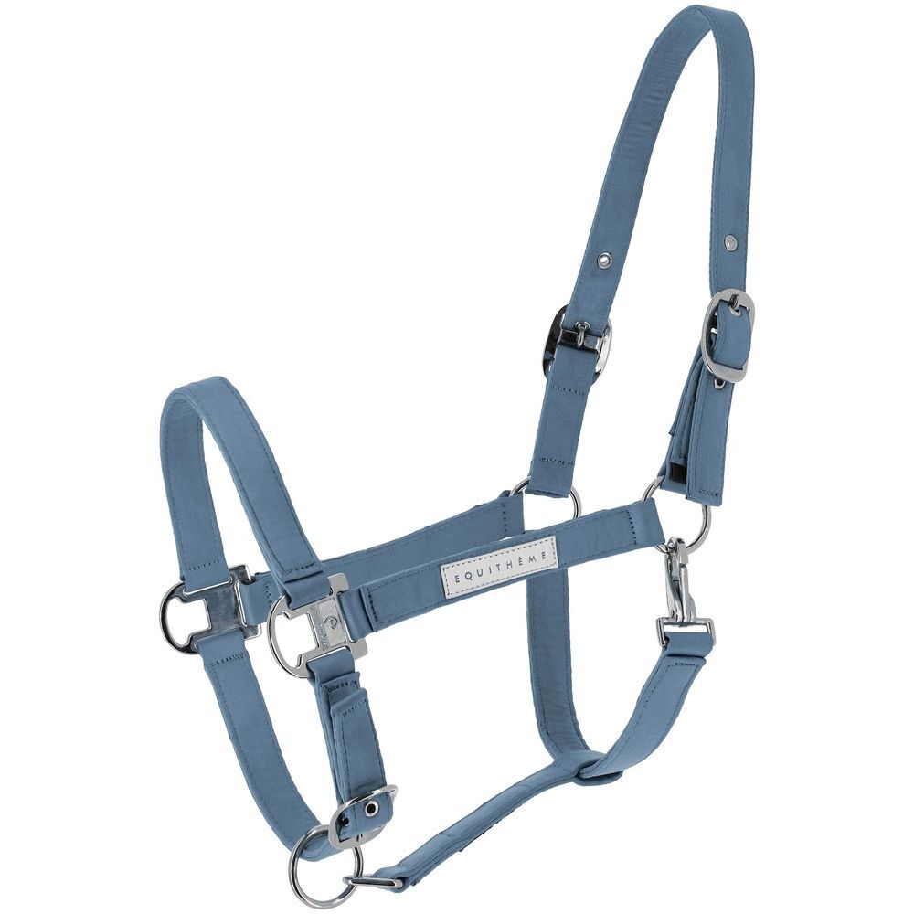 ⚠Licol + longe EQUITHÈME Opal bleu ciel poney NEUF⚠
