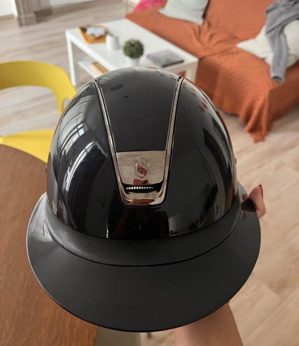 Bombe samshiel glossy longue visière