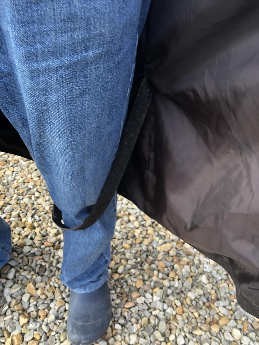 Cache-poussière en cuir de buffle