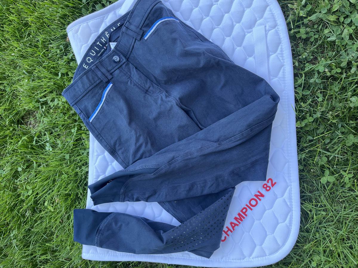 pantalon bleu marine equitheme