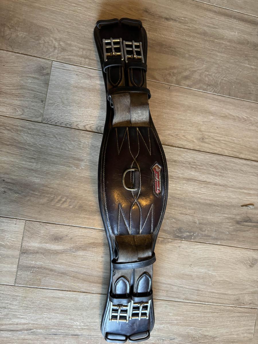 Sangle courte dressage marron 60 Equipe