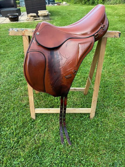SELLE BAUDE 17.5 MARRON