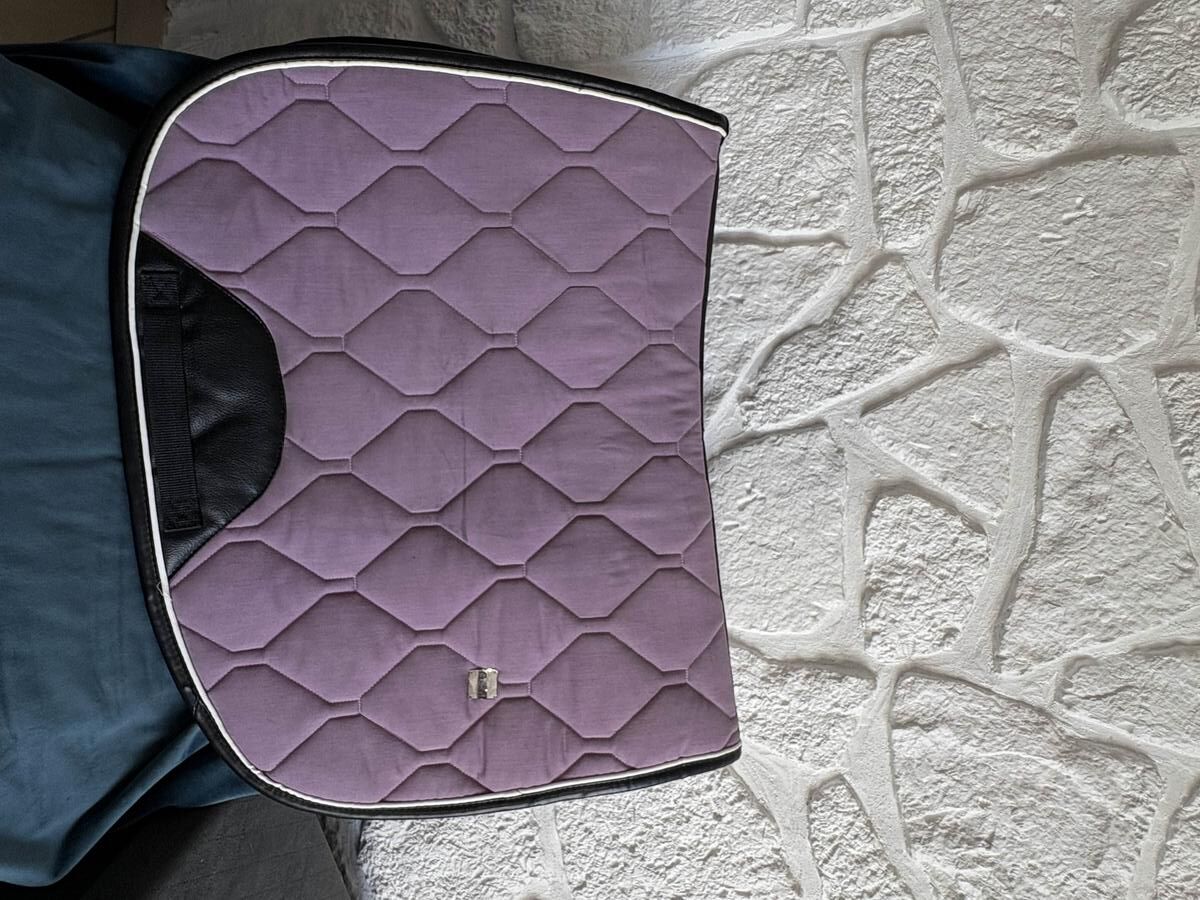 tapis de selle GEM équitation lilas