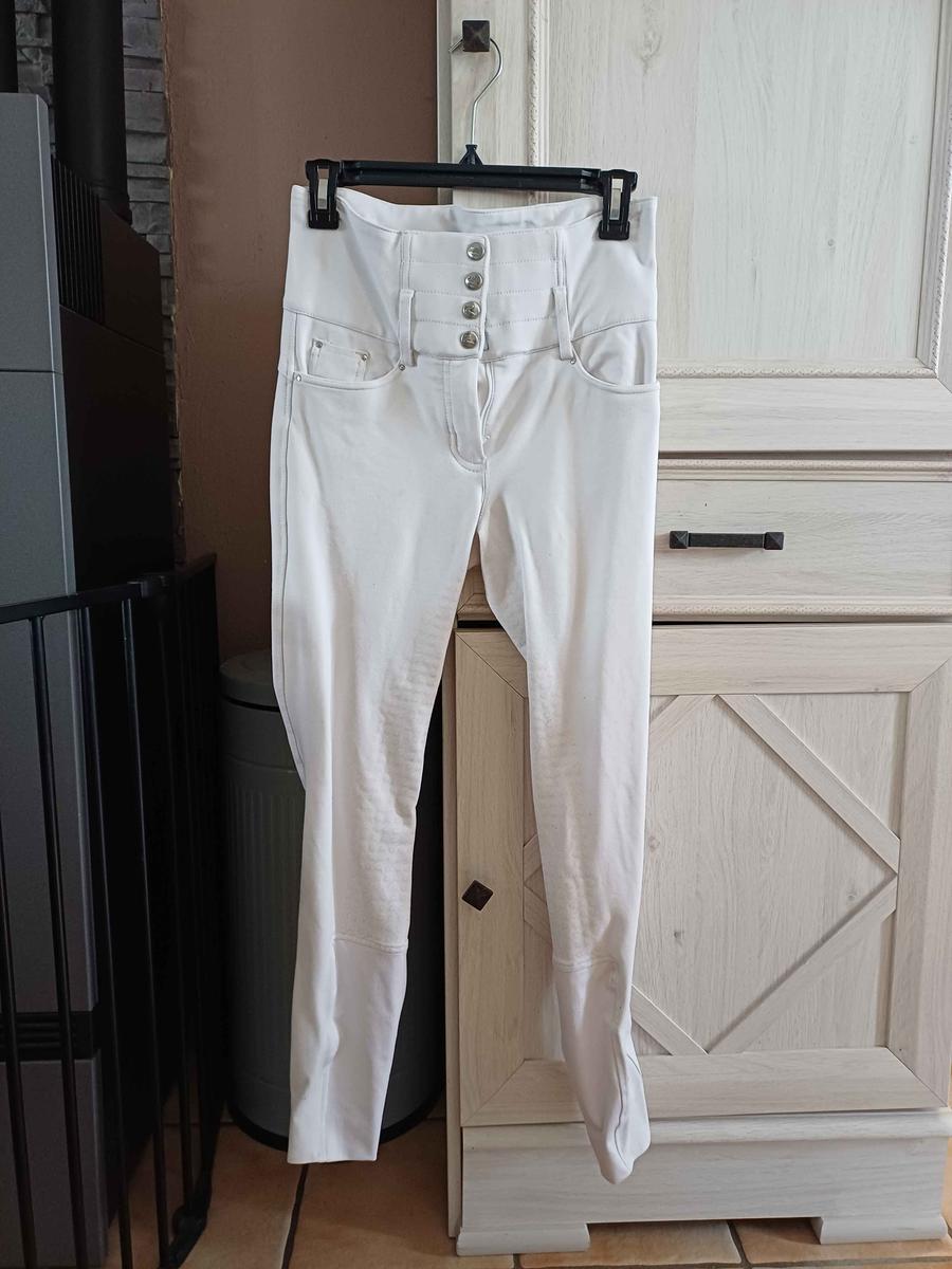 Pantalon de concours blanc horze taille 36