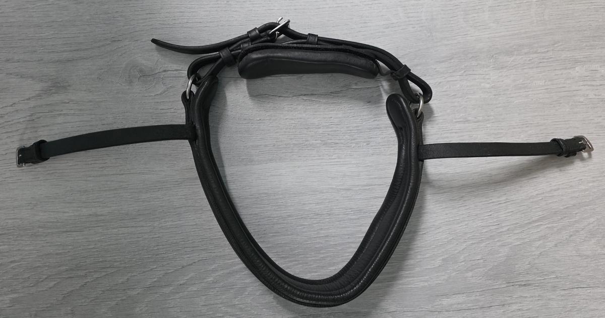 Muserolle dressage Bridle2fit glitter noir taille cheval