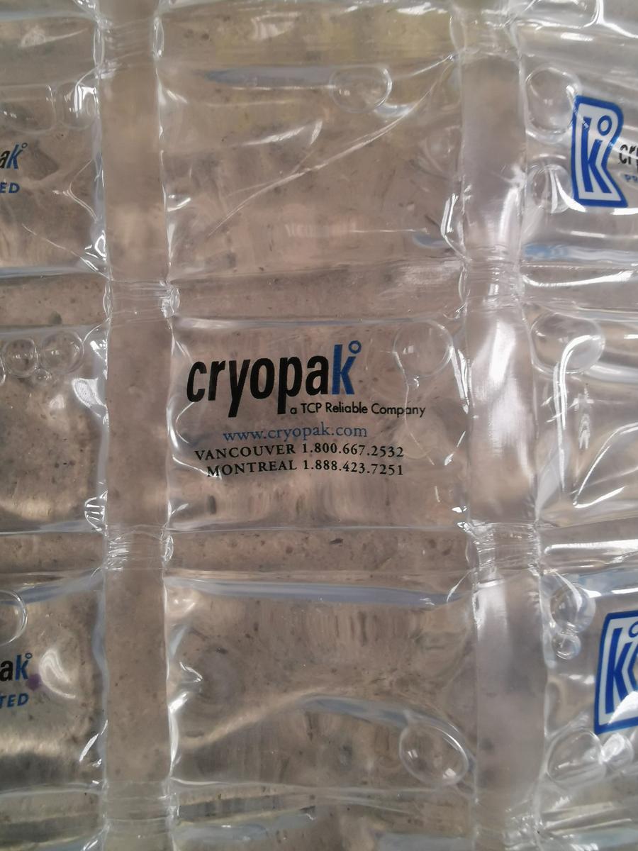 2 poches à glaçons réutilisable