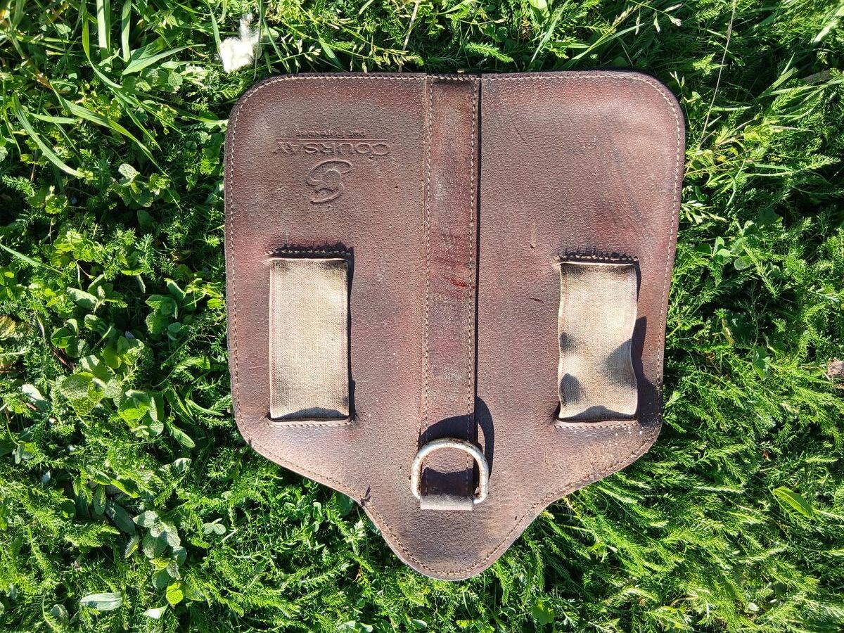 Bavette cuir et néoprène