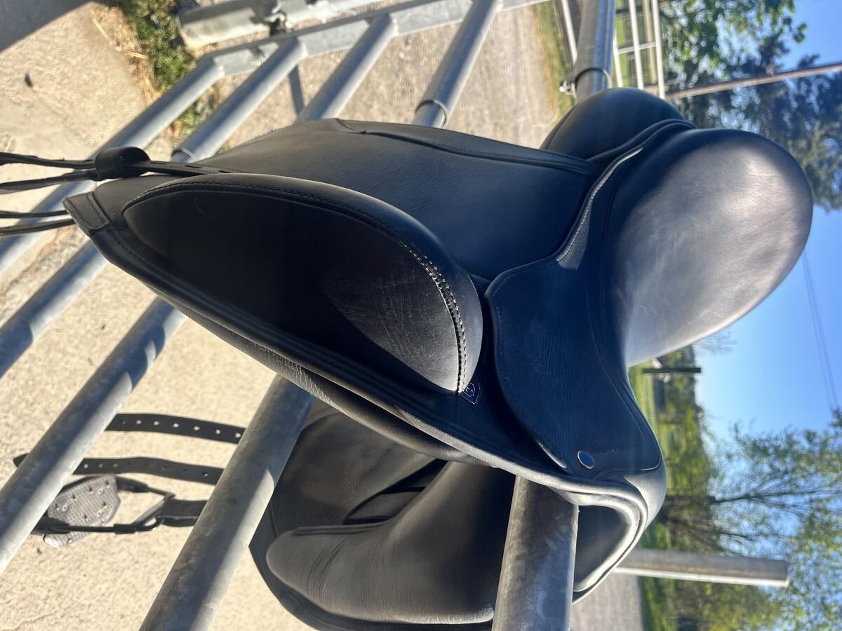 Selle de dressage Stübben Centurion II – 17,5 – Arcade 29 – État exceptionnel