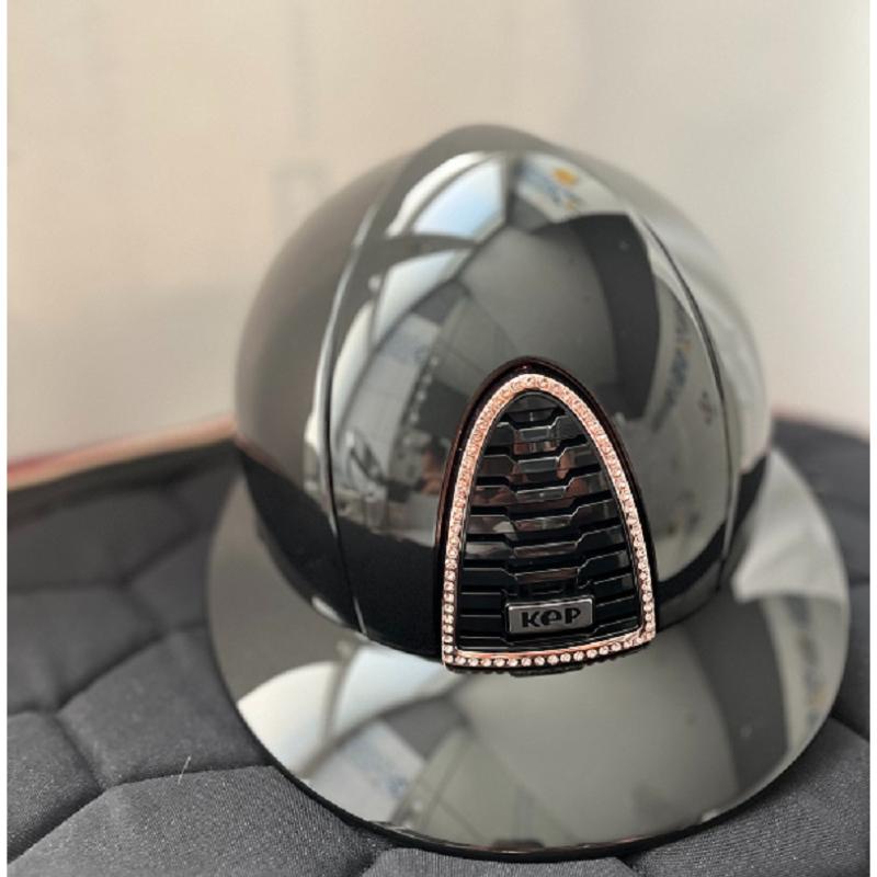 KEP ITALIA - Casque Cromo 2.0 Shine crystal Swarowsi Rosegold Black EDITION LIMITEE PADOVA du 52 au 58