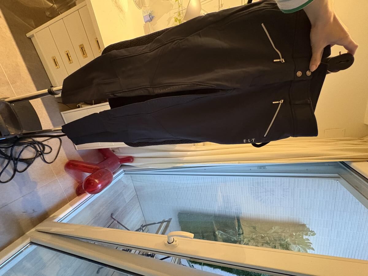 Pantalon femme bleu marine ELT