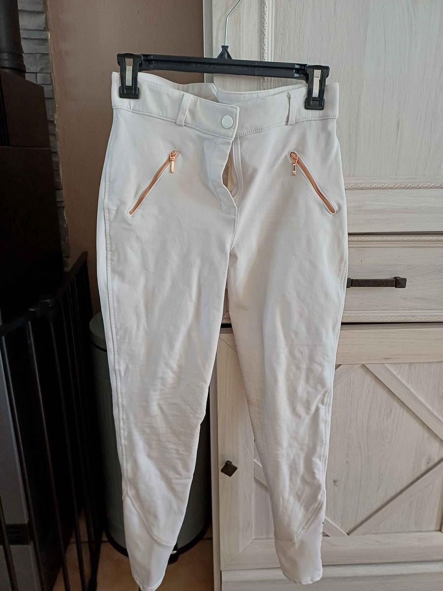 Pantalon blanc equitheme femme taille 38