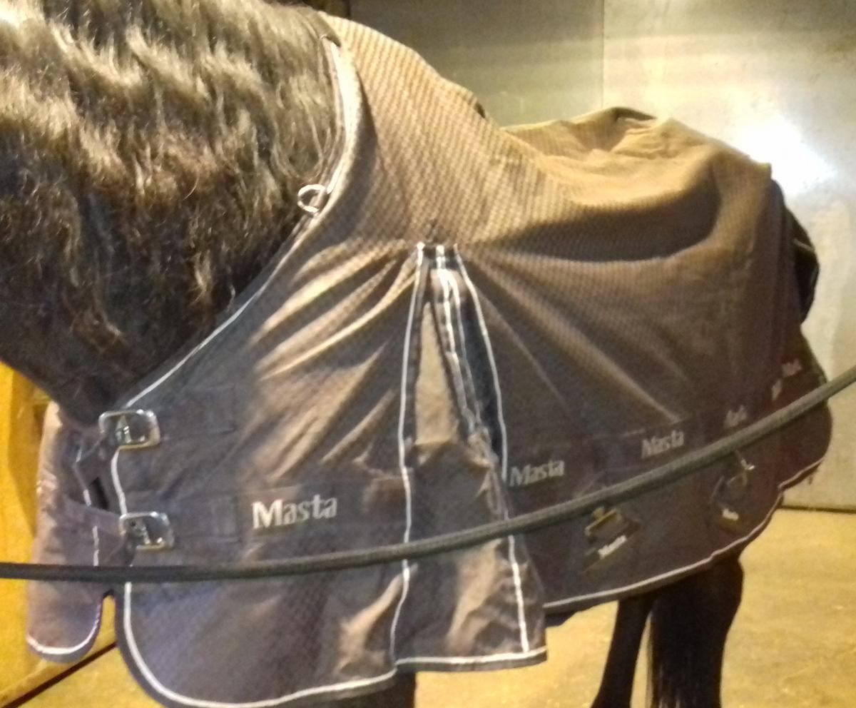 Couverture imperméable marron Masta