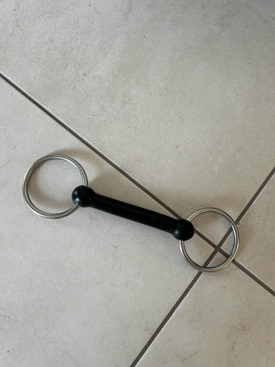 Mors droit Caoutchouc