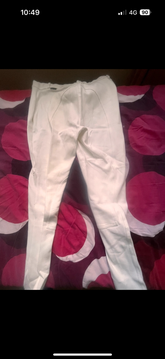 pantalon blanc fouganza