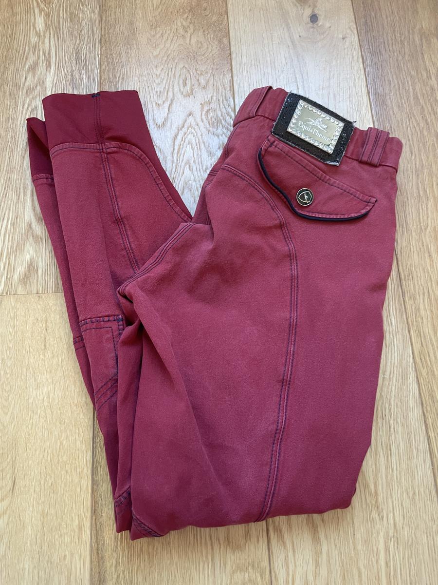 Pantalon equi thème taille 36 rouge