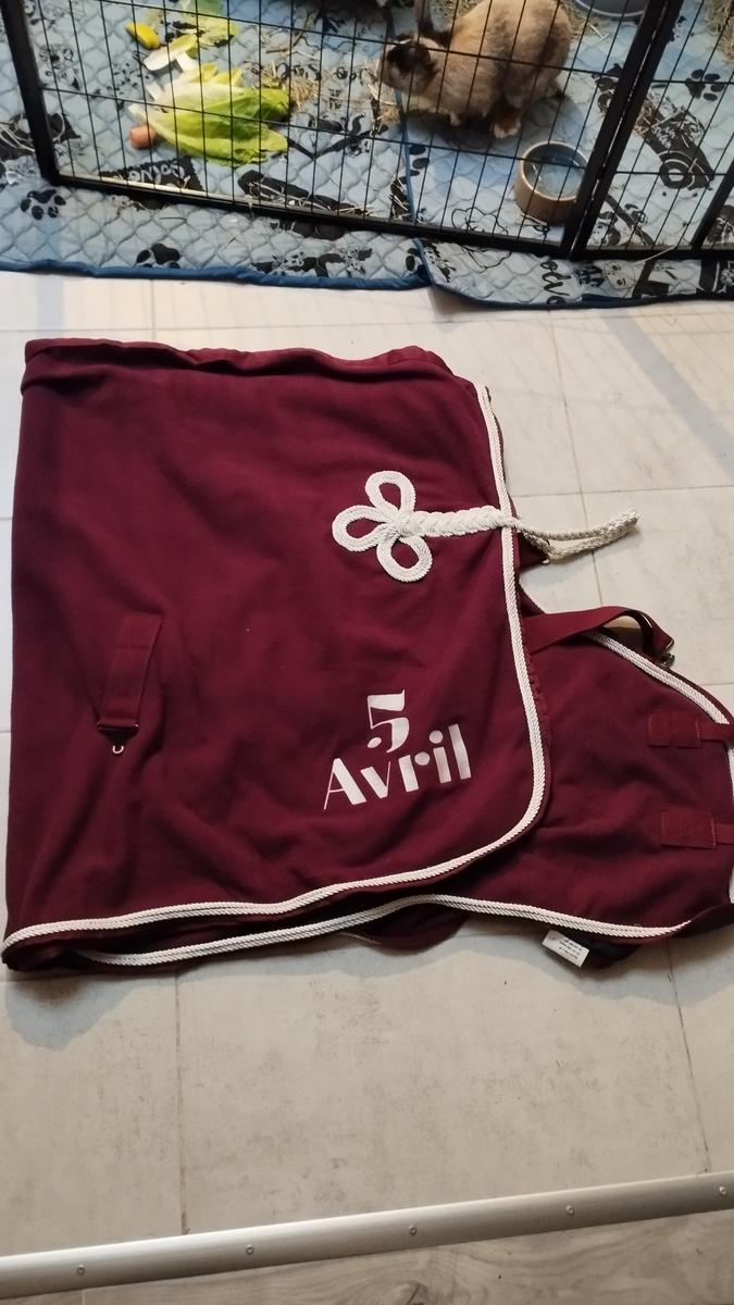 Couverture cheval bordeaux