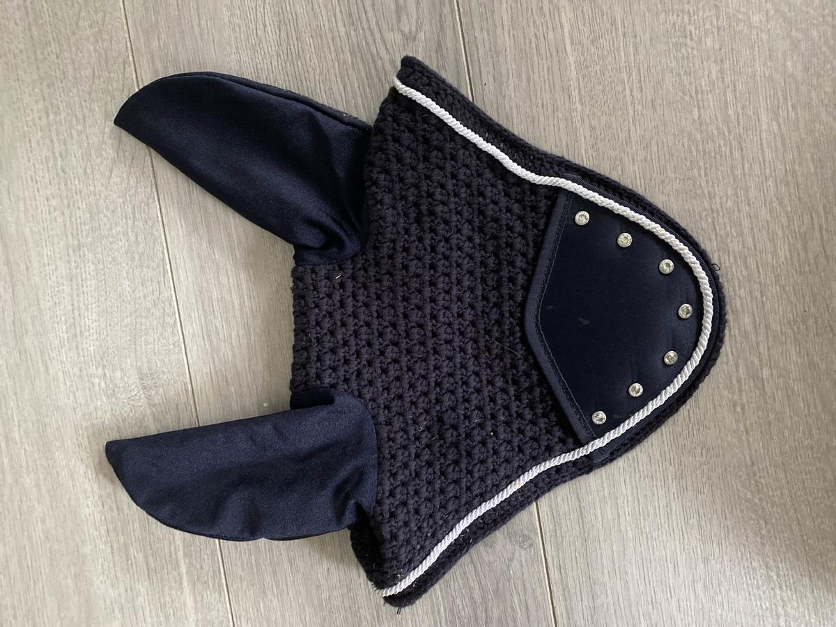 bonnet bleu marine taille cheval