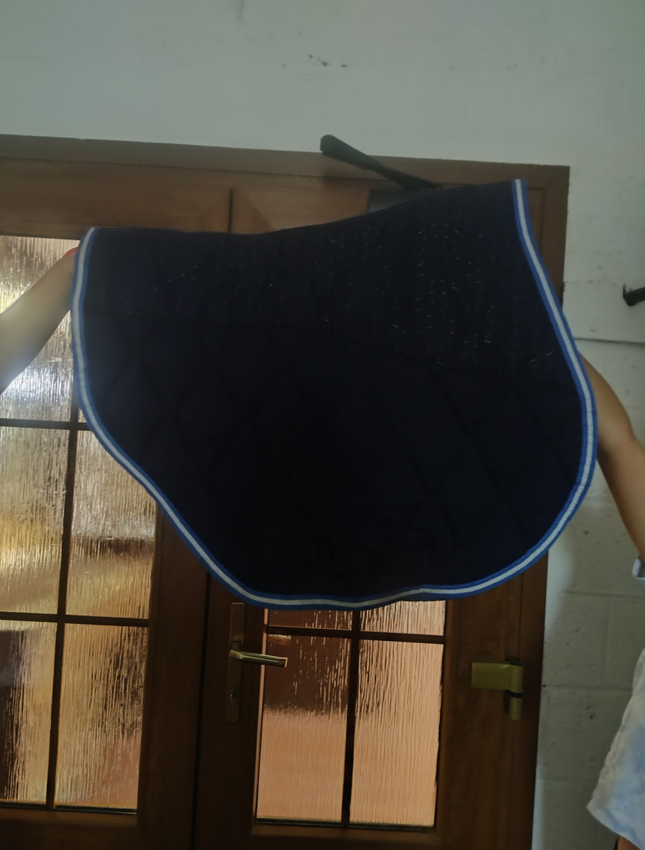 Tapis bleu marine Fouganza