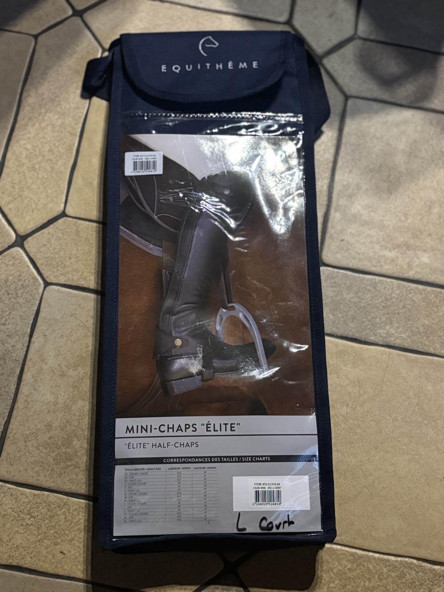Mini-Chaps Equitheme Élite