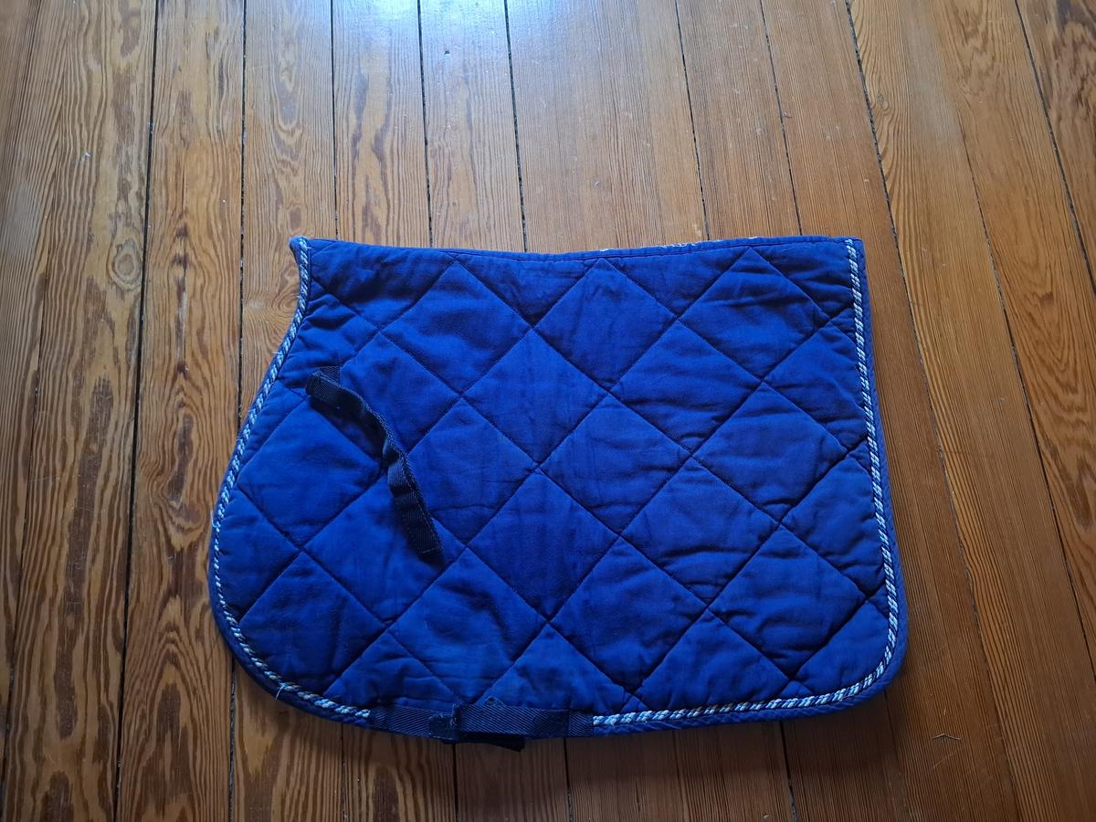 Tapis Bleu roi Equithème taille poney