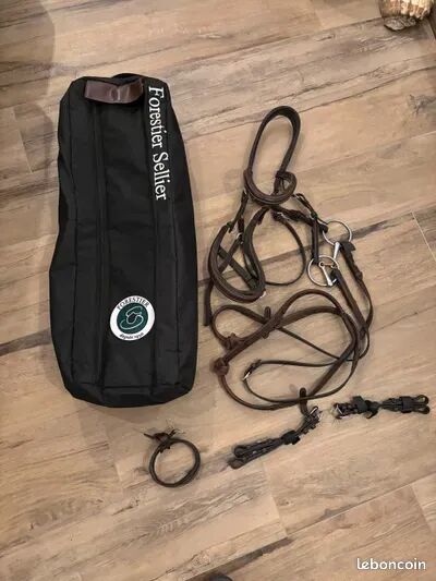 Pack bridon anatomique et rênes Forestier