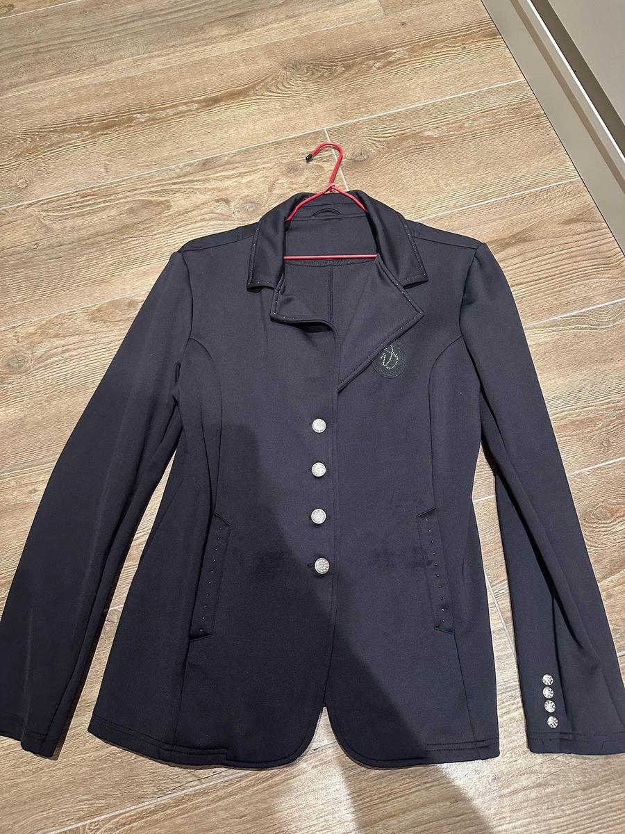 veste kingsland bleue marine taille 40 strass