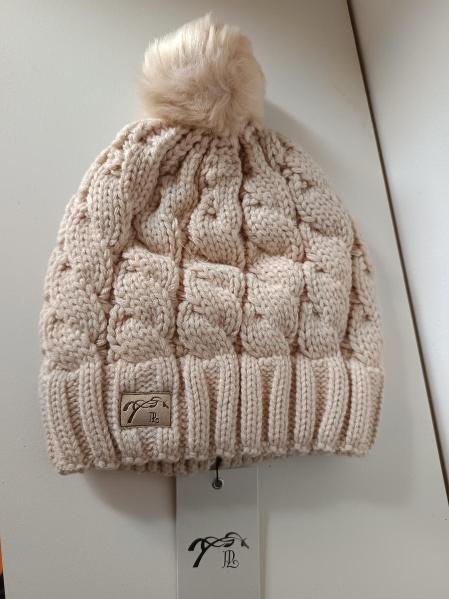 Bonnet Penelope beige NEUF