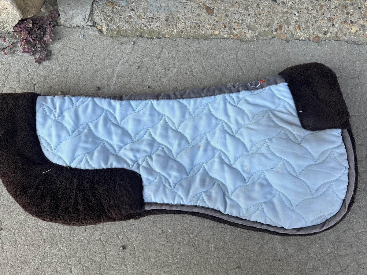 amortisseur bleu et marron