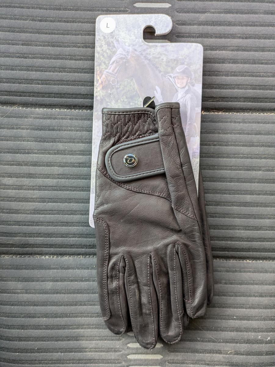 Gants GHP cuir marron taille L