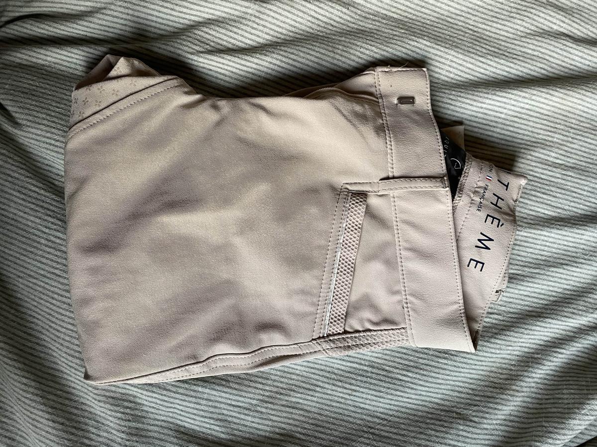 pantalon beige equitheme