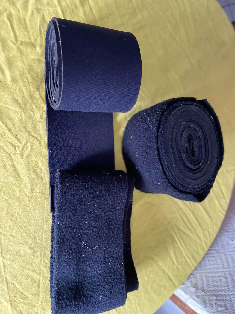 Bandes Néoprène/Polaire bleu marine