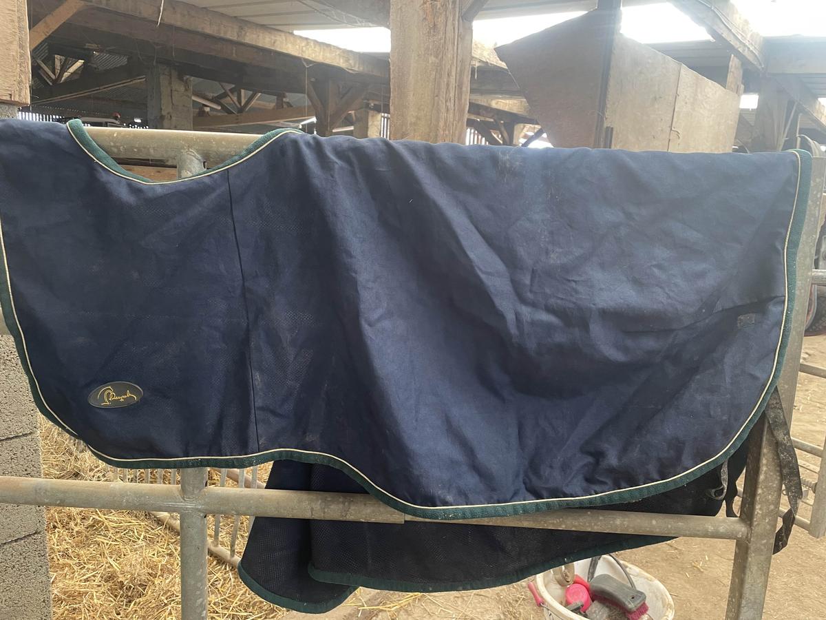 couvre rein bleu marine