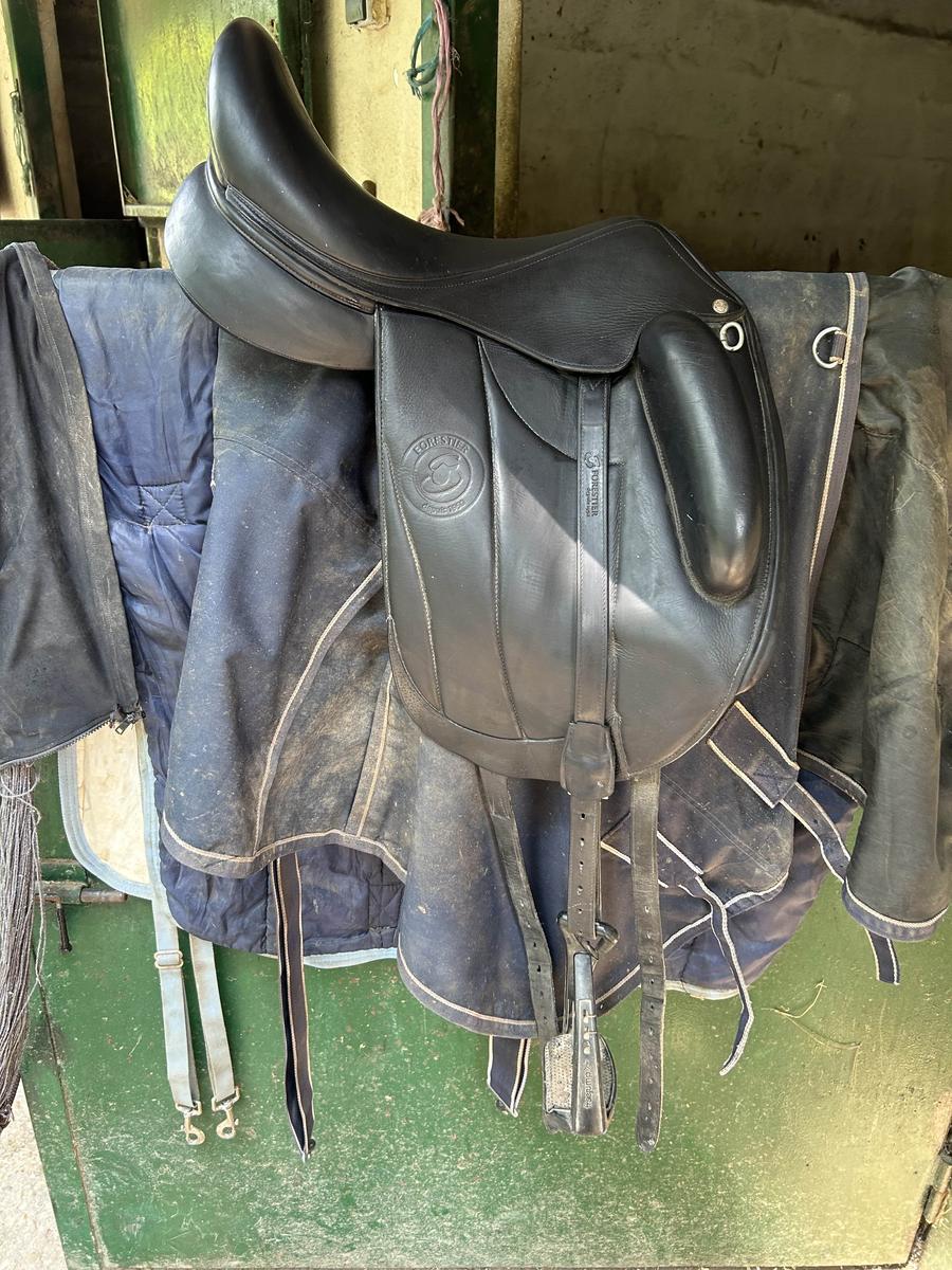 selle de dressage forestier