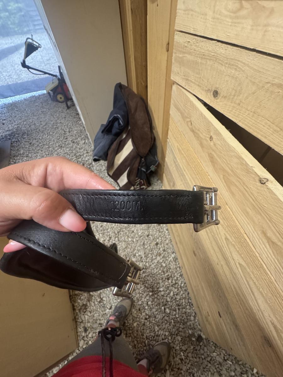 Sangle Waldhausen demi lune Cuir Noir