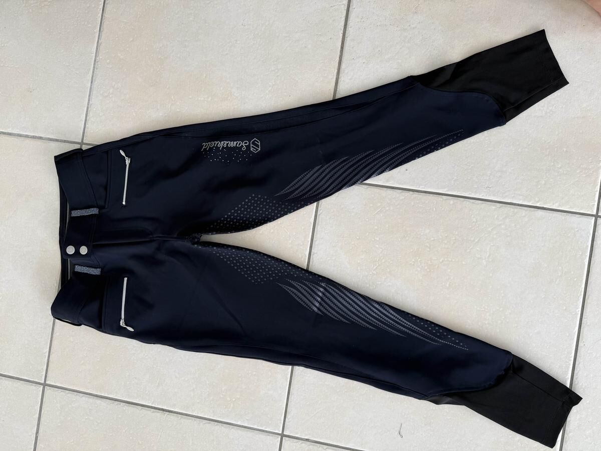 pantalon samshield bleu