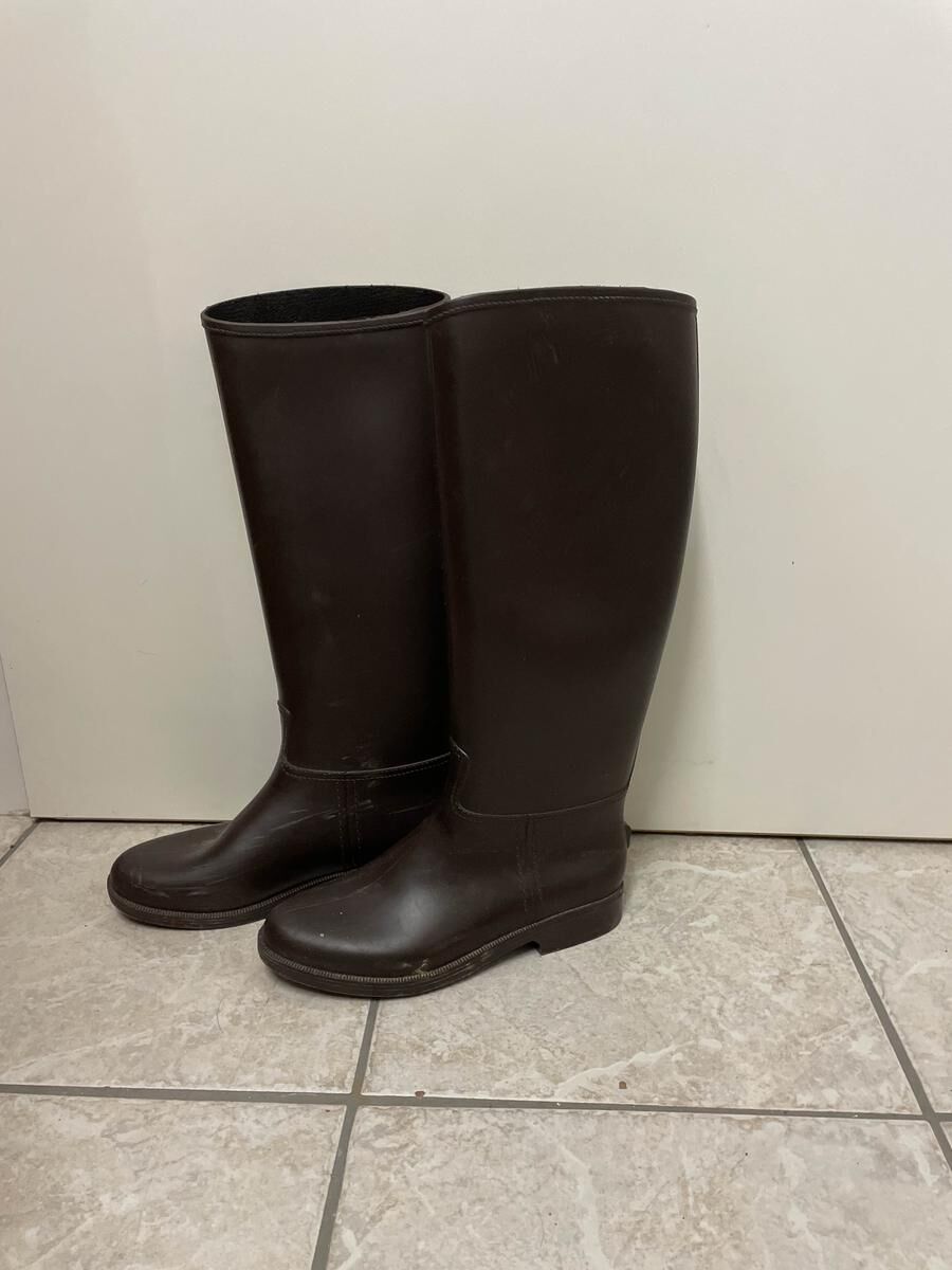 bottes brunes taille 36