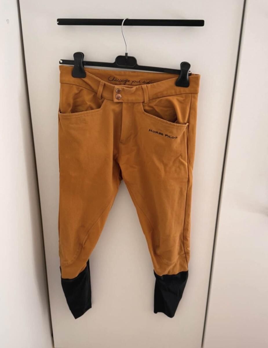 pantalon horse pilot moutarde