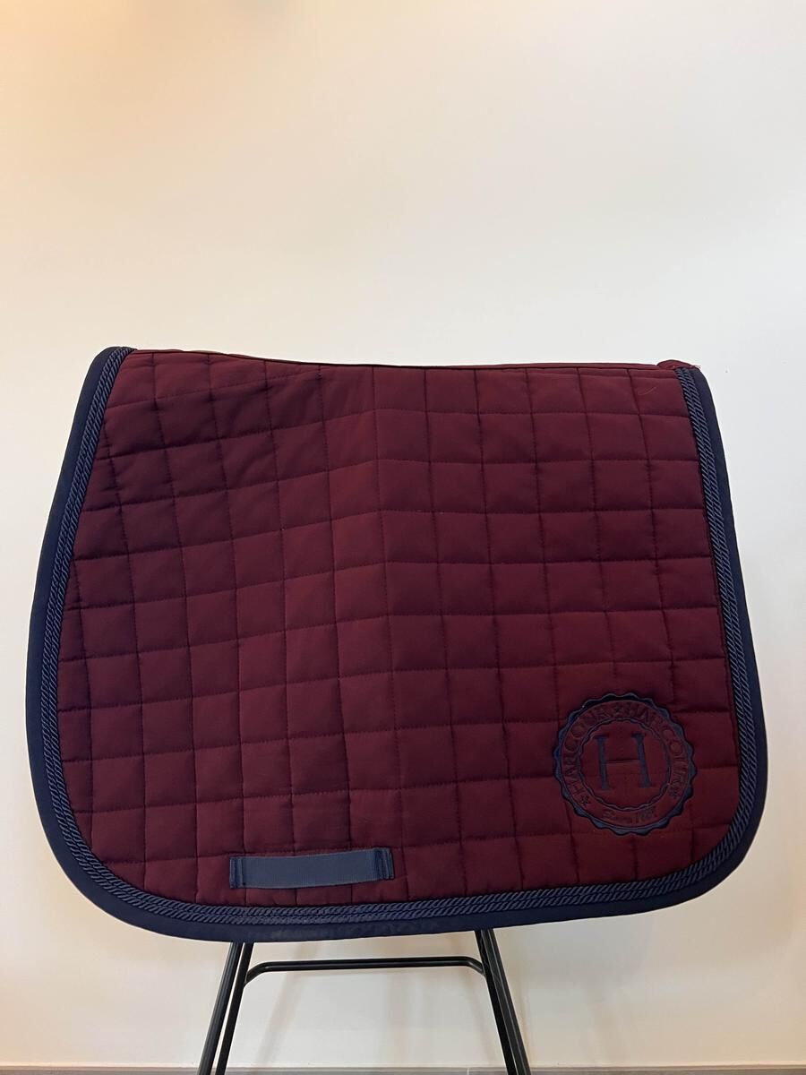 Tapis harcour bordeaux et bleu marine