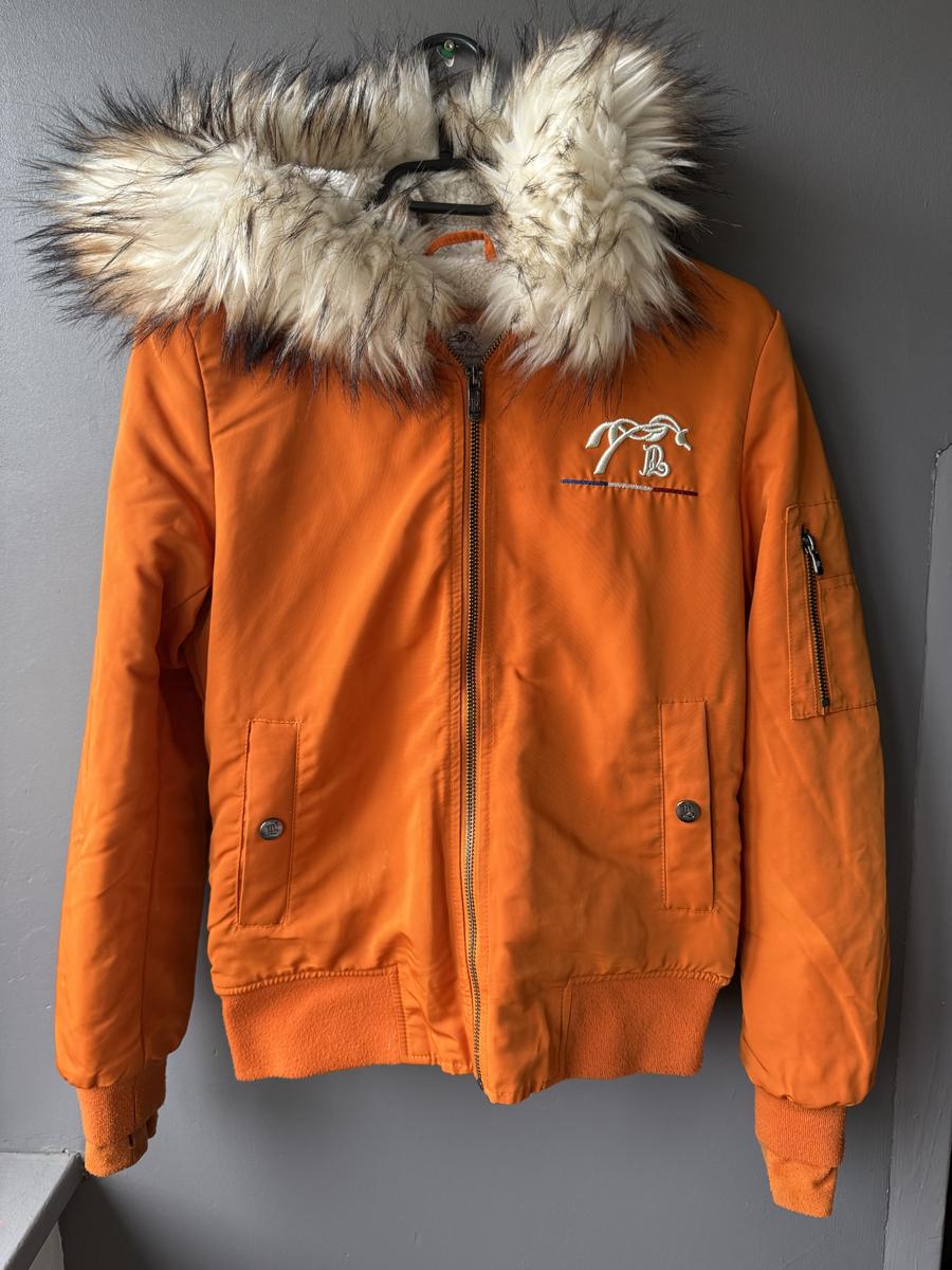 Doudoune Pénélope leprevost orange taille 34/XS